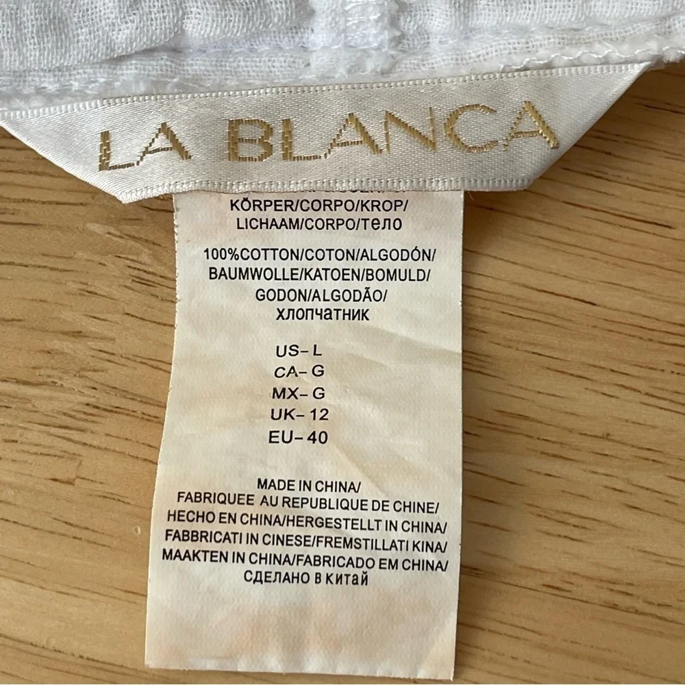 La Blanca Swimwear White Hooded Sweater Swimsuit Cover Up - 47070